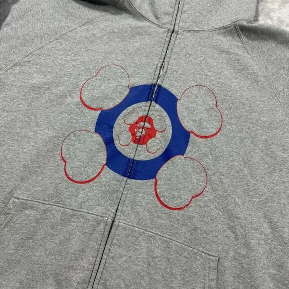 Authentic Bape 2000’s Kaws Full Zip Hoodie XL